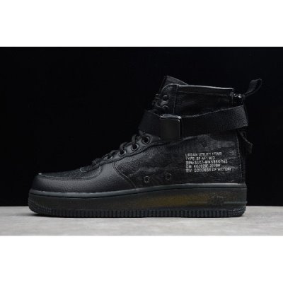 Nike Sf Air Force 1 Mid Camo / Siyah / Haki Kaykay Ayakkabı Türkiye - Z2M5NM5R